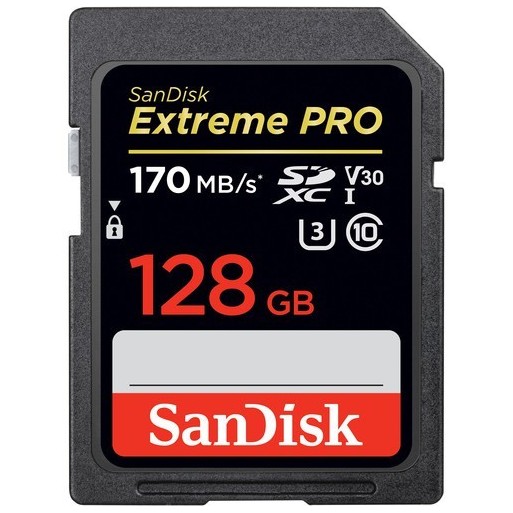 SANDISK 128GB Extreme Pro 170Mb UHS-I