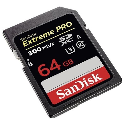 SANDISK 64GB Extreme Pro 300 Mbs