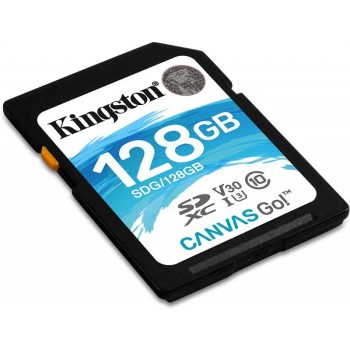 KINGSTON 128GB CANVAS GO SDXC UHS-I CLASE 10